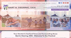 Desktop Screenshot of bartdeeringdds.com